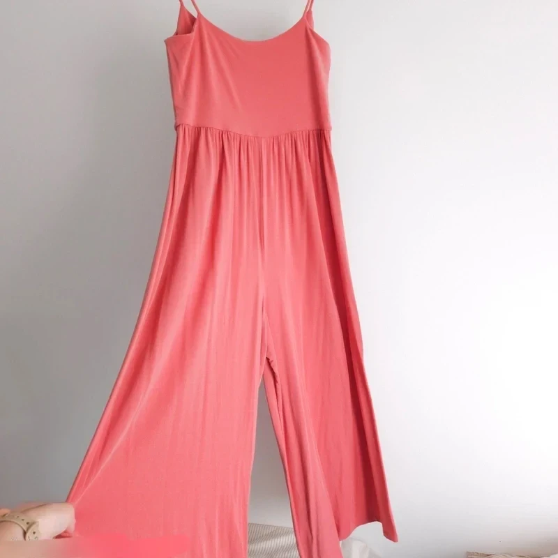 Aritzia Wilfred macacão amplo fluido rosa – photo 9